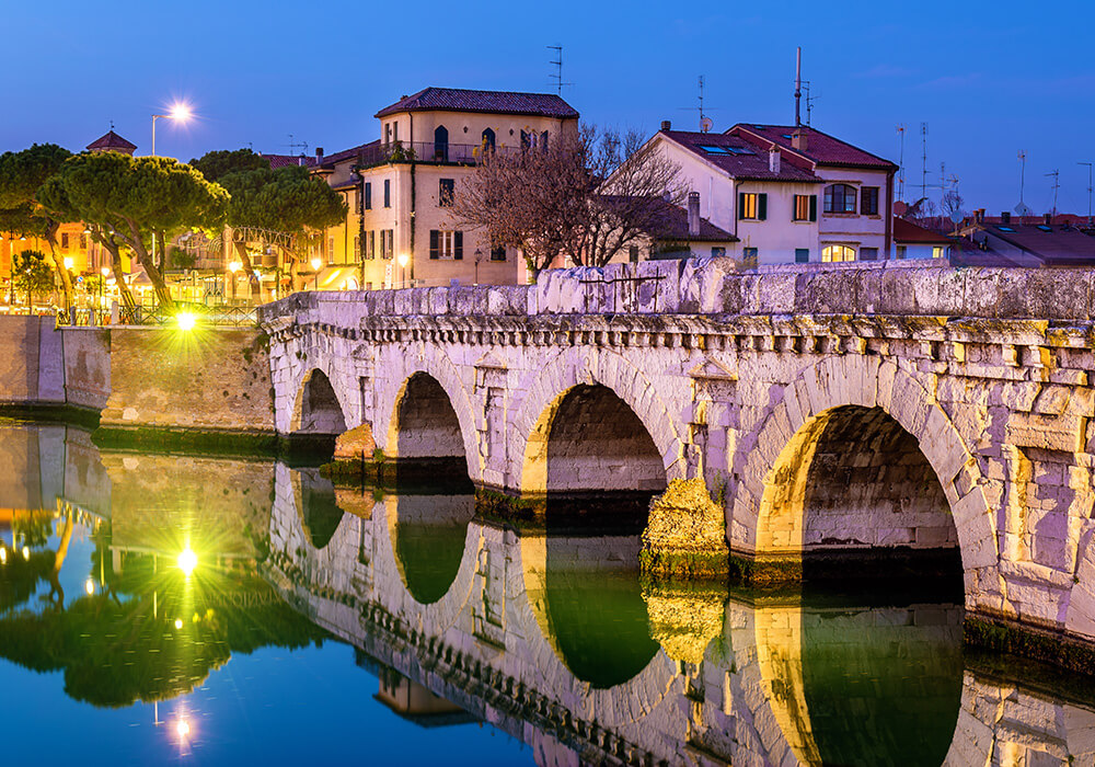 Tiberio Bridge Rimini